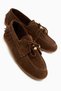 Rania Genuine Leather Brown Women's Loafer Shoes