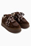 Rita Brown Suede Thick Sole Casual Sneaker Shoes - 5