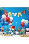 40 Pieces Blue Red White Transparent Balloon Birthday Decoration - 3