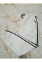 Unisex Gray Compact Fabric Track Pants with Double Stripes on the Sides - 4