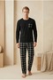 Men's Pocketed Pajama Set - 2