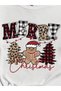 Unisex New Year Cute Cookies Merry Christmas Design Basic Crew Neck T-Shirt 100% Cotton - 2