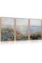 Set of 3 Abstract Minimalist Canvas Art 30x40cm Personalized Framed Wall art Paintings