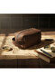 Genuine Leather Handmade Men's Grooming Bag - Vintage Dopp Kit - 5