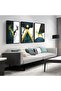 Set of 3 Abstract Minimalist Canvas Art 30x40cm Personalized Framed Wall art Paintings