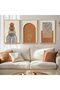 Set of 3 Abstract Minimalist Canvas Art 30x40cm Personalized Framed Wall art Paintings