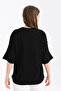 Women's Crew Neck Short Sleeve Heart Embroidered Knit Sweater 10164 - 8