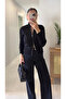 Black 100% Cotton Zippered Knitwear Cardigan - 0657