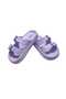 Women's Double Buckle Platform Sole Eva Summer Slippers - 3