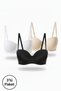Silicone Supported Strapless 3-Piece Advantageous Package