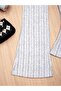Girls' Flared Pants and Long Sleeve Crop Bottom Top Set - 4