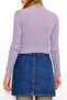 Women's Crop Cut Long Sleeve Stretch Fabric Knitwear Sweater - 8