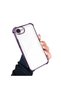 iPhone 16E Compatible Case Anti-Drop Plating Transparent Silicone Phone Case - 4