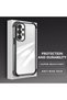 Samsung Galaxy A33 5g Compatible Transparent Four Corner Silicone Coated Glossy Edge Case - 3