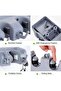 Wall Mounted ABS Mop And Broom Holder Grey - 5