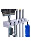 Mop and Broom Holder - Multipurpose Wall-Mounted Heavy Duty Tool Organizer - 2
