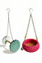 Hangable Bird Toy and Mesh Bird Nest – Budgie Parakeet Canary Cage Accessory - 2
