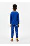 Cool Robot Print Boys glow in the dark Pajama Set - 4