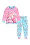 Unicorn Print Girls Glow in the Dark Pajama Set - 5