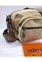 Light Brown Crossbody Three-Compartment Shoulder Bag - 5