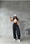 Layal My Jean Buckle Detail Loose Relaxed Fit Wide Leg Baggy Jeans Denim Jeans Pants - 4