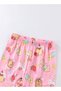 Pink Printed Girls Glow in the Dark Pajama Set - 7