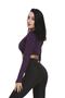 Kadın Mor Rhino Crop Sweat - 2