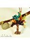 Chakra Natural Stone Reiki Tree of Life Necklace with Lal(garnet), Citrine, Agate, Zebercet and Turquoise Crystal - 2