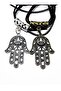 Friendship Necklace with Double Fatma Mother Figure - 2