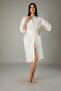 Kimono Linen Cotton Women's Dressing Gown