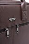 Brown Unisex Laptop & Briefcase - 3