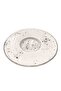 White Reactive Pattern Tea Plate 1 Piece - 2