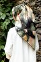 Women's Twill Silk Scarf Khaki Mink