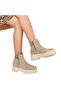 Genuine Leather Taupe Women's Boots