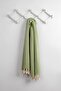 Walnut Green Likya Peshtemal 95X190 cm - High Absorbent Peshtemal with Flowers and Patterns - 2