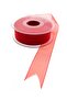 25mm Red Chiffon Ribbon 20 Meters