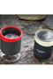 Thermal Insulated Thermal and Transparent Lid 400ml Glass Red - 6