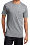 Gray V-Neck Work T-Shirt - 2
