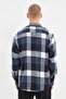 Mavi Regular Fit Double Pocket Winter Checked Plaid Lumberjack Jacket Shirt Tmnaw21Go1166 - 5