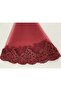 Burgundy Elegant Laced Bridal Veil Sash Gloves Full Set Henna Night Wedding - 5