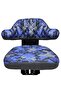 غطاء مقعد جرار مموه باللون الأزرق مع مسند ذراع ثابت - Impertex BB-728