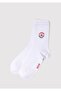Cherry Embroidered White Socks 1913260-620