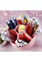 Kawaii Desk Top Pen Holder Pencil Makeup Box 360 Degree Rotating Organizer Gift - 7