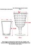 Allegra Dark Green Set of 6 Goblet Glasses 750 ml Acrylic Material - Not Glass Shatter-Resistant - 4