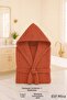 Hooded Men's / Women's Bathrobe Large Size Silvia - 4