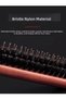 Antistatic Nylon Hair Comb – Narrow Tooth Brush to Prevent Frizz + Cleaning Attachment - 8