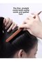 Antistatic Nylon Hair Comb – Narrow Tooth Brush to Prevent Frizz + Cleaning Attachment - 6