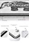 Ethnic Elephant Motif Black-White 2-Piece Non-Slip Base Washable Bath Mat Set - 6