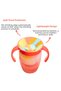 Miracle 360 °   Drinking Cup 6 Months+ | 207 ml |   Bpa Free |   Red Tropical Pattern - 2