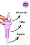 Detox Water Bottle with Straw, Diet Filtered Water Bottle with Strainer 1300 ml - 3